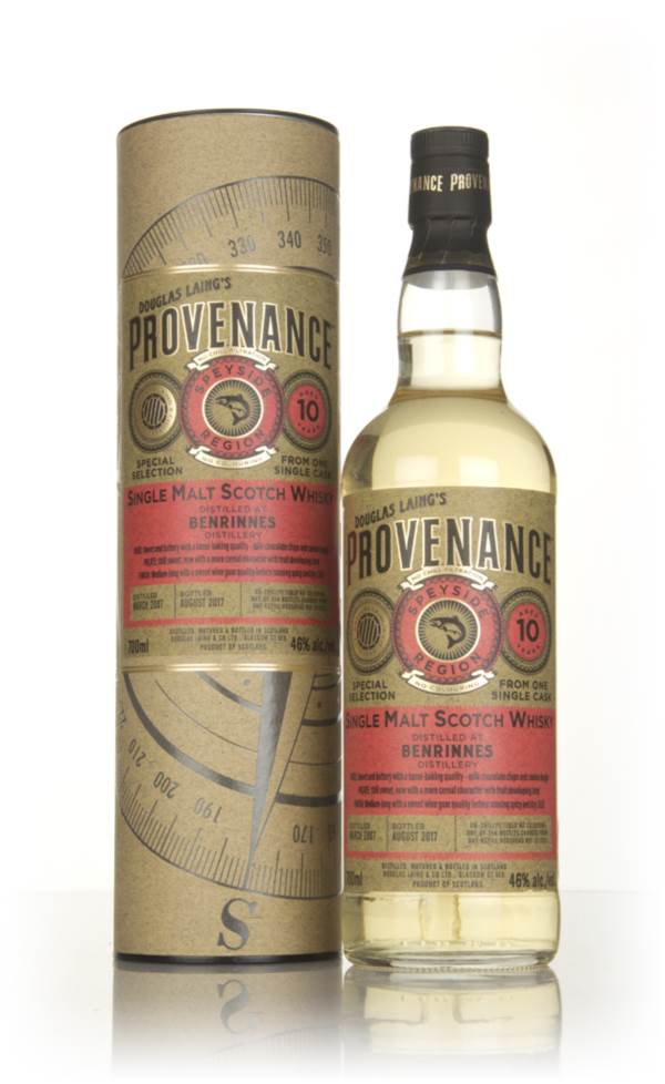 Benrinnes 10 Year Old 2007 (cask 12021) - Provenance (Douglas Laing) product image