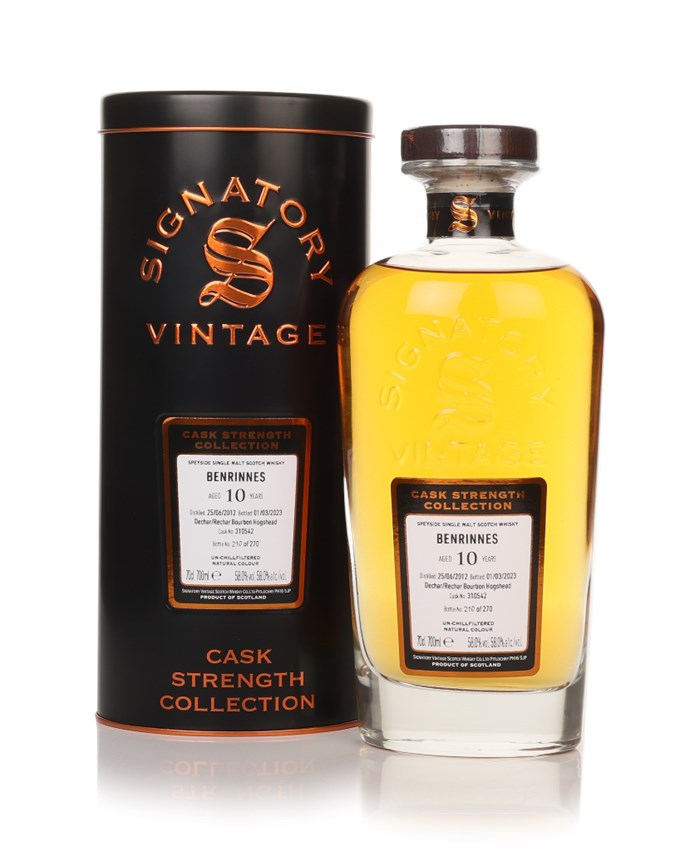 Benrinnes 10 Year Old 2012 (cask 310542) - Cask Strength Collection (Signatory)