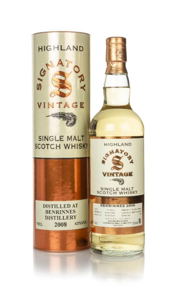 Benrinnes 12 Year Old 2008 (casks 800279 & 800281) - Signatory product image