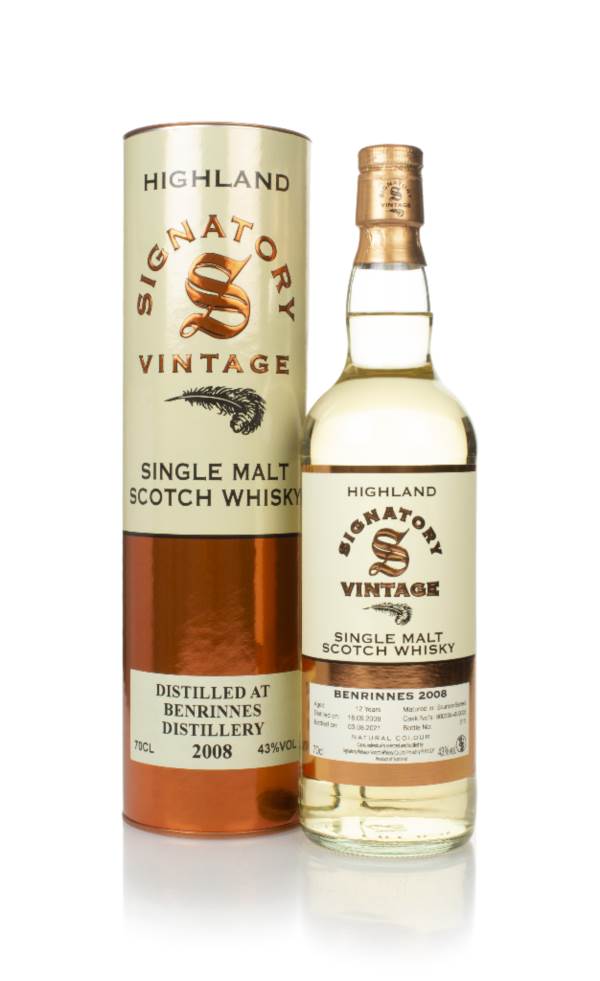 Benrinnes 12 Year Old 2008 (casks 800334 & 800335) - Signatory product image