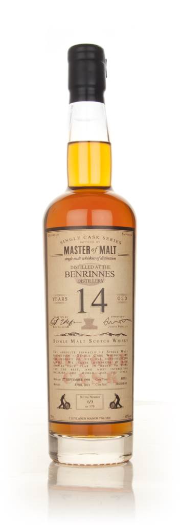 Benrinnes 14 Year Old 1998 - Single Cask (Master of Malt) product image