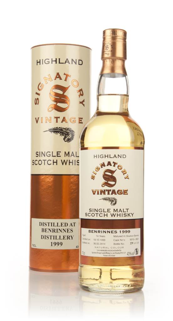 Benrinnes 14 Year Old 1999 (cask 9919+9921) - (Signatory) product image