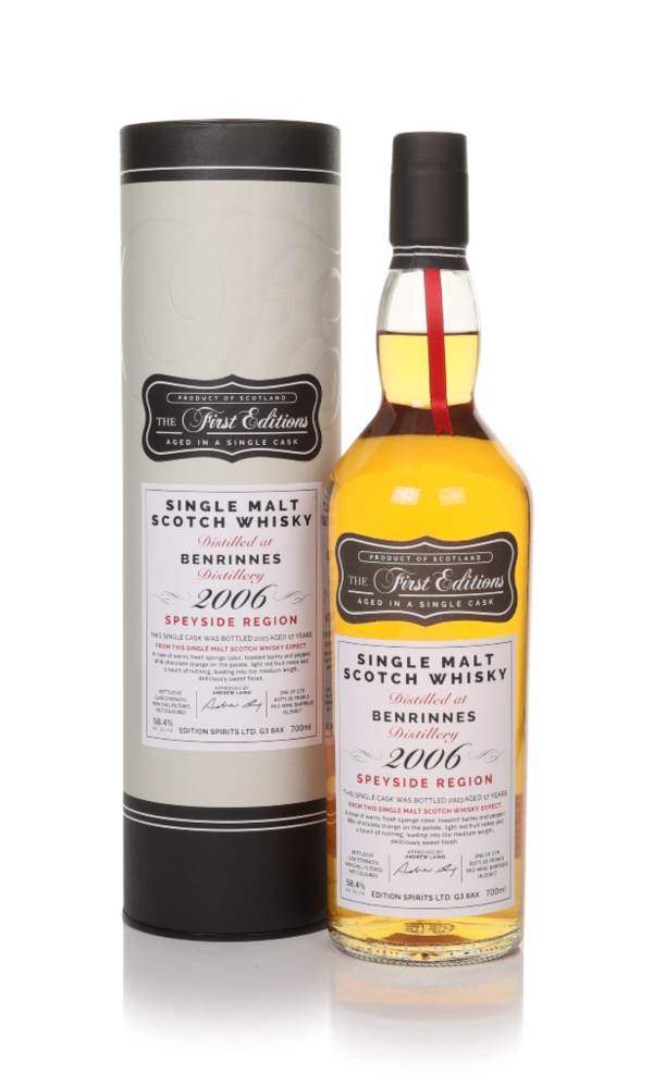 Benrinnes 17 Year Old 2006 (cask 20607) - The First Editions (Hunter Laing) product image