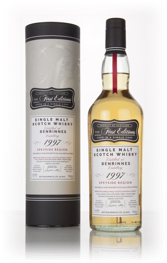 Benrinnes 18 Year Old 1997 (cask 12124) -The First Edition (Hunter Laing)