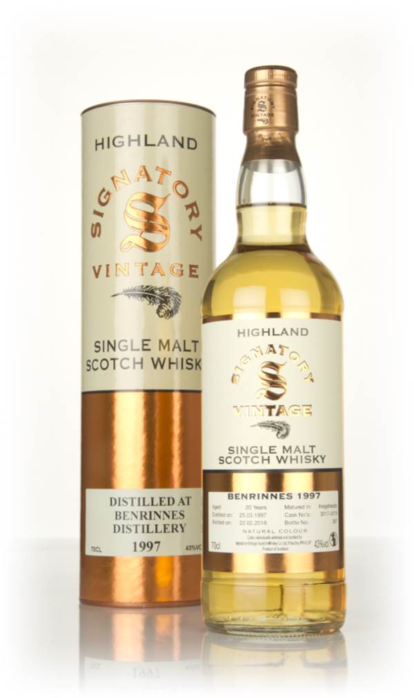 Benrinnes 20 Year Old 1997 (casks 3017 & 3018) - Signatory product image