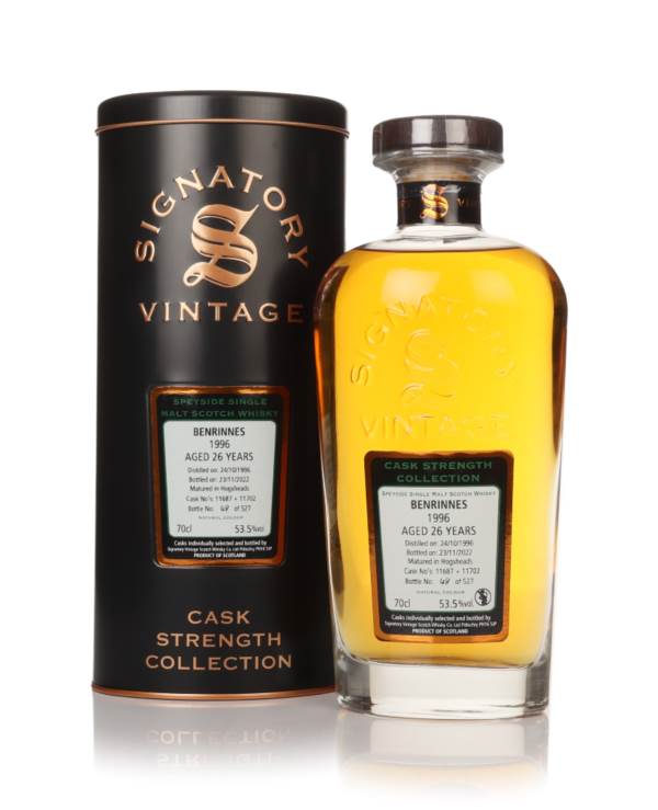 Benrinnes 26 Year Old 1996 (cask 11687 & 11702) - Cask Strength Collection (Signatory) product image