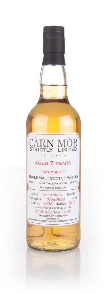 Benrinnes 7 Year Old 2008 - Strictly Limited (Càrn Mòr) product image