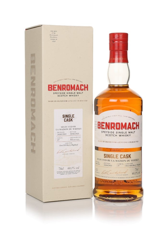 Benromach 10 Year Old 2011 (cask 37) Single Cask