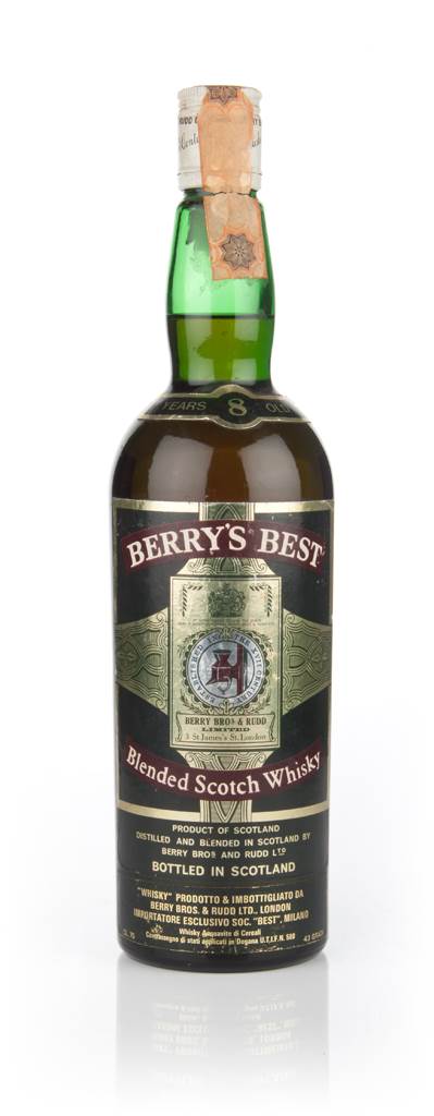 Berry's Best 8 Year Old - 1970s product image