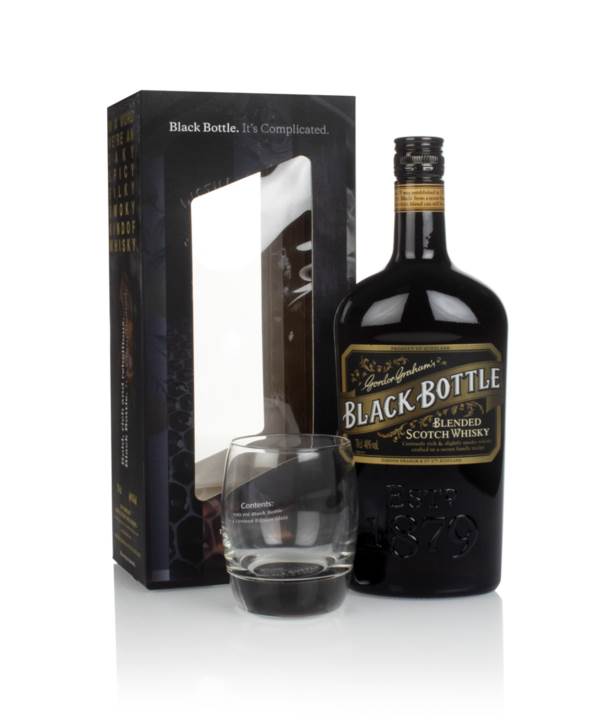 Black Bottle Gift Pack with Glass product image