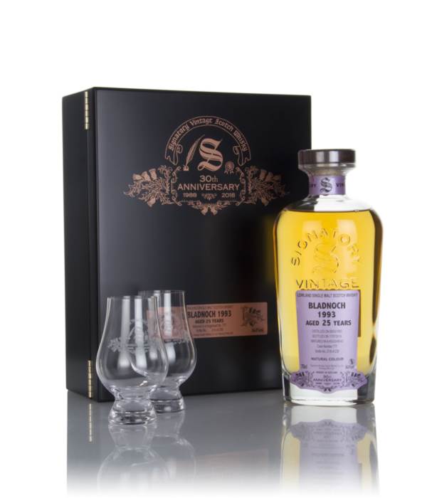 Bladnoch 25 Year Old 1993 (cask 777) - 30th Anniversary Gift Box (Signatory) product image