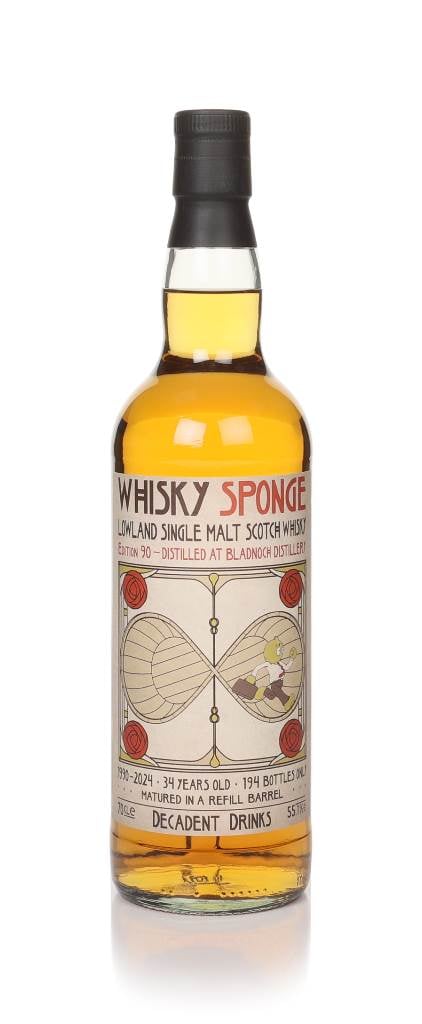 Bladnoch 34 Year Old 1990 - Whisky Sponge Edition No.90 (Decadent Drinks) product image
