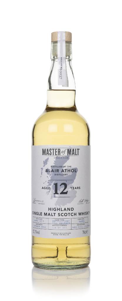 Blair Athol 12 Year Old 2010 Single Cask (Master of Malt) product image
