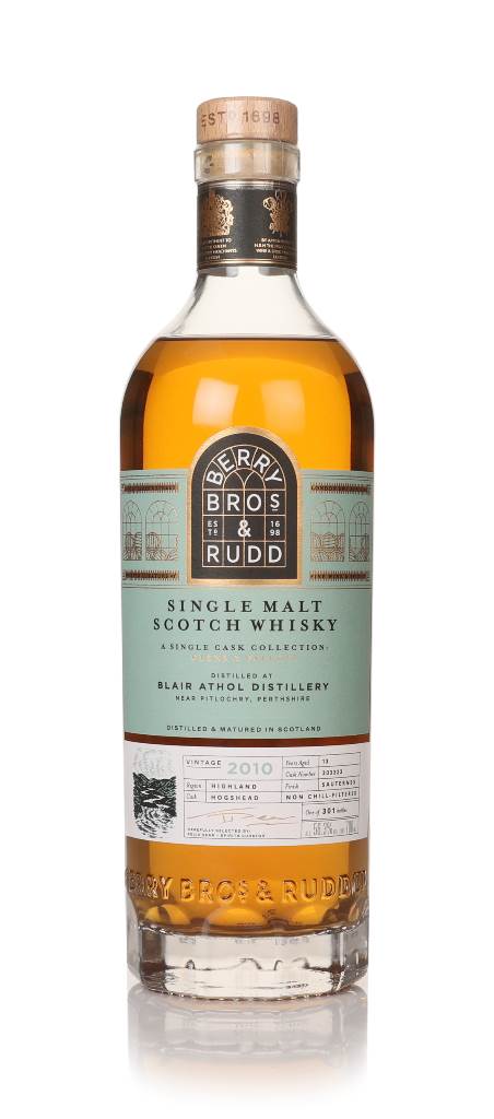 Blair Athol 13 Year Old 2010 (cask 303323) - Glens & Valleys (Berry Bros. & Rudd) product image