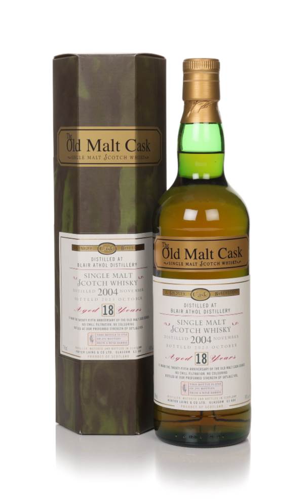 Blair Athol 18 Year Old 2004 - Old Malt Cask 25th Anniversary (Hunter Laing) product image