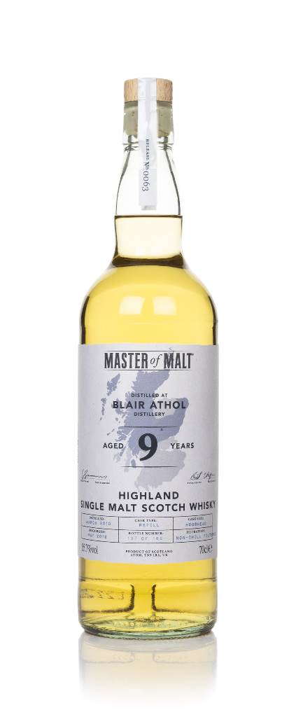 Blair Athol 9 Year Old 2010 (Master of Malt) (55.7%) product image