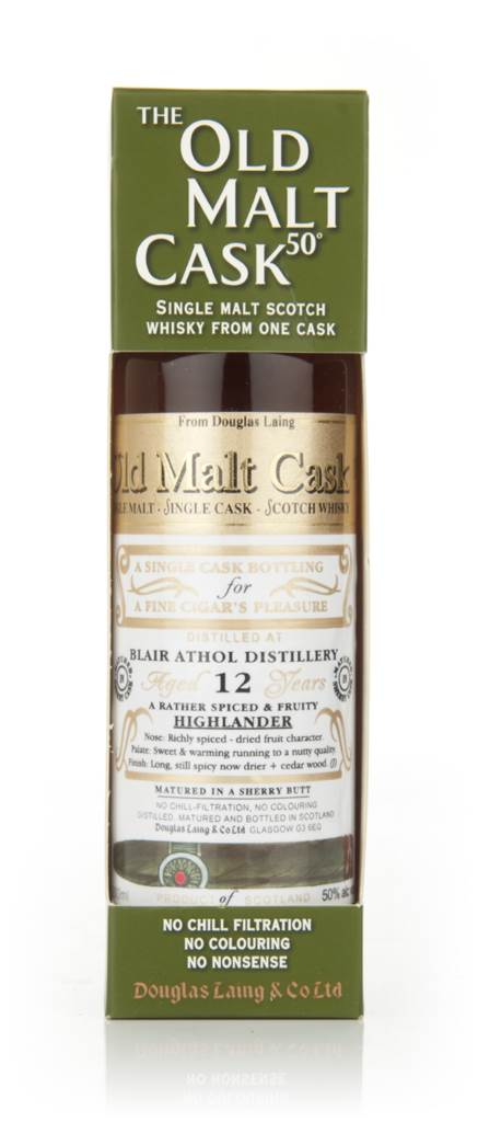 Blair Athol 12 Year Old 1999 - Old Malt Cask - Cigar Malt l (Douglas Laing) product image