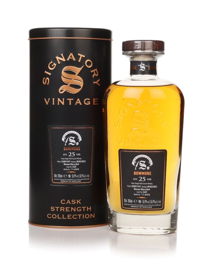 Bowmore 25 Year Old 1997 (cask 2422) - Cask Strength Collection (Signatory)