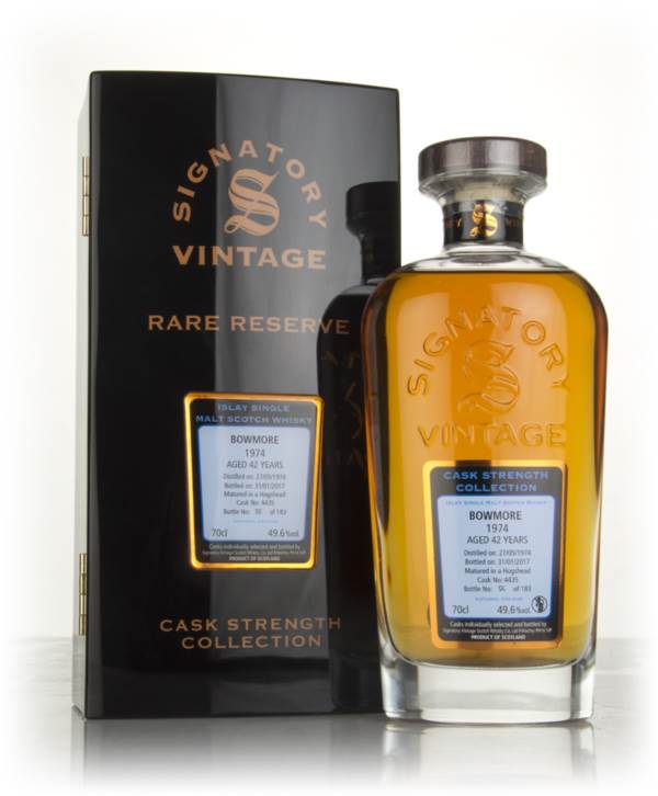 Bowmore 42 Year Old 1974 (cask 4435) - Cask Strength Collection Rare Reserve (Signatory) product image