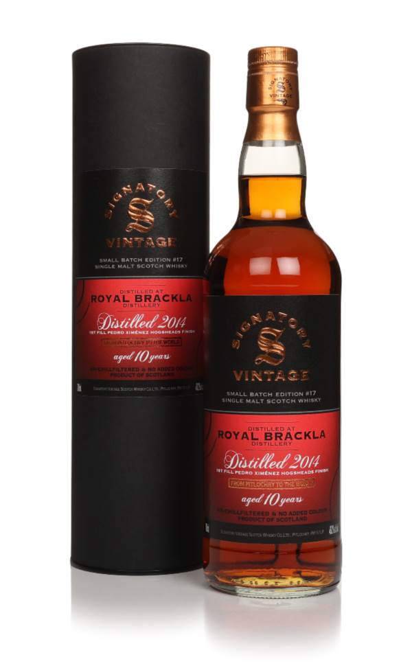 Brackla 10 Year Old 2014 - Small Batch Edition #17 (Signatory) product image