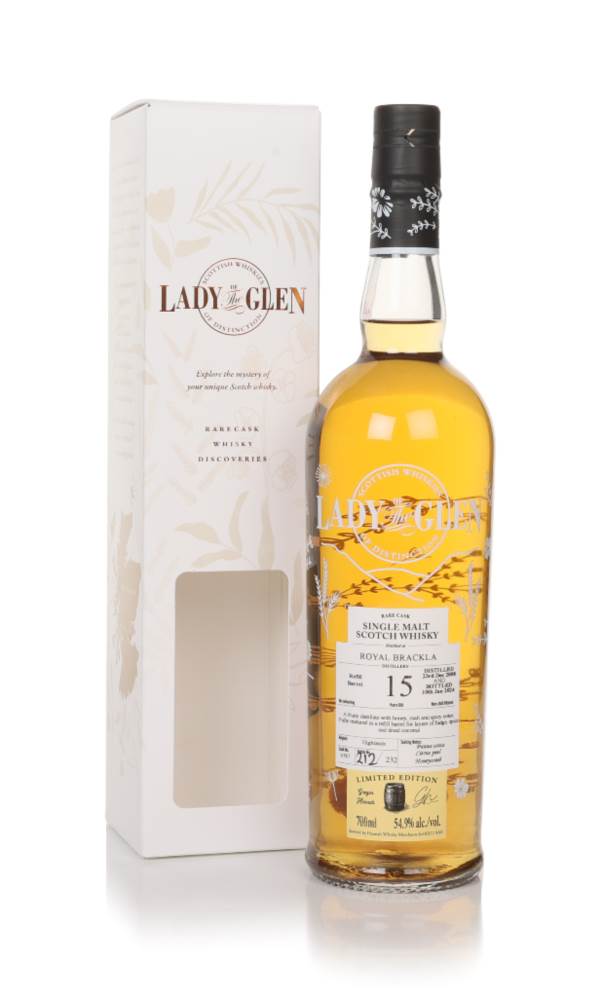 Royal Brackla 15 Year Old 2008 (cask 6787) - Lady of the Glen (Hannah Whisky Merchants) product image