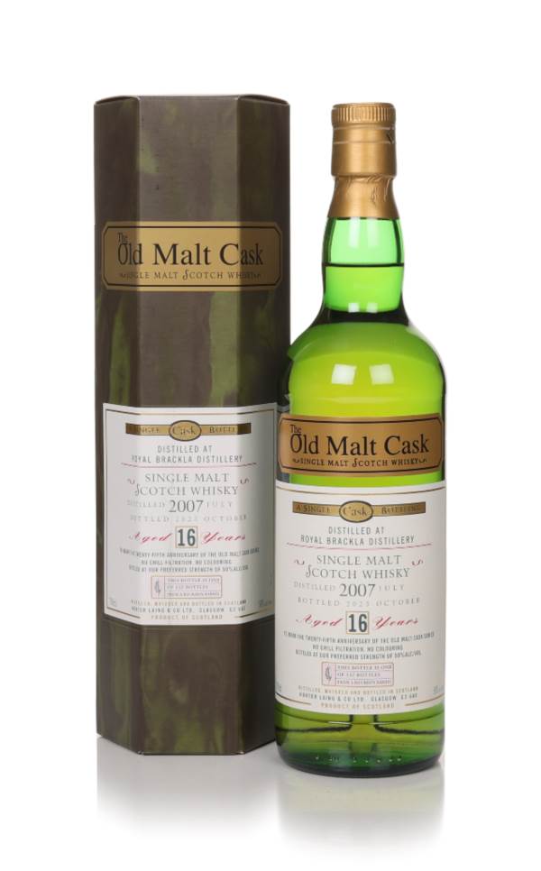 Royal Brackla 16 Year Old 2007 - Old Malt Cask 25th Anniversary (Hunter Laing) product image