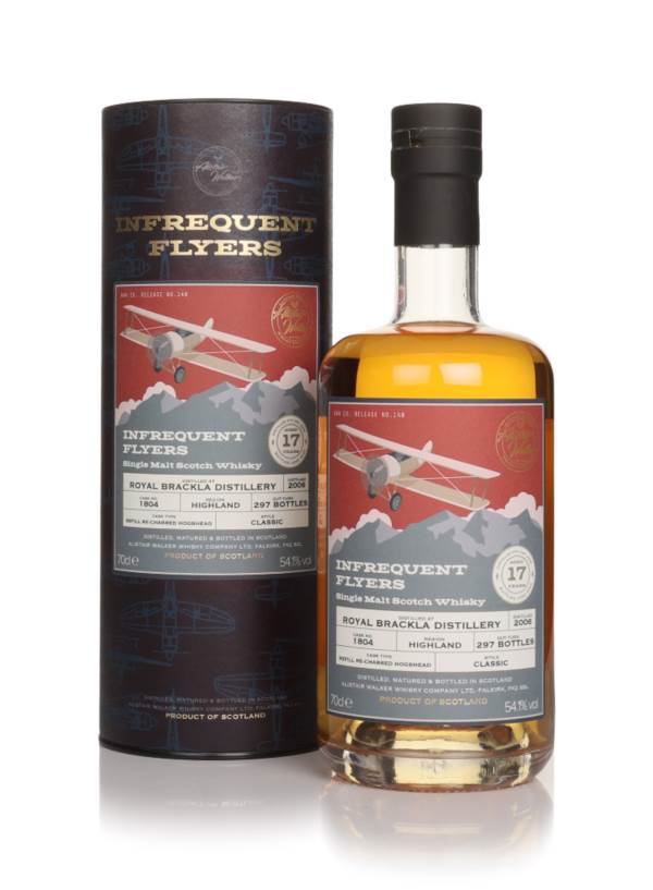 Royal Brackla 17 Year Old 2006 (cask 1804) - Infrequent Flyers (Alistair Walker) product image
