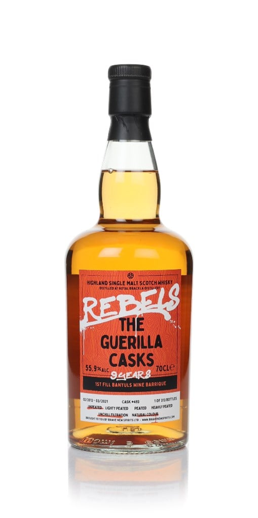 Royal Brackla 9 Year Old 2012 (cask 493) - Rebels (The Guerilla Casks)