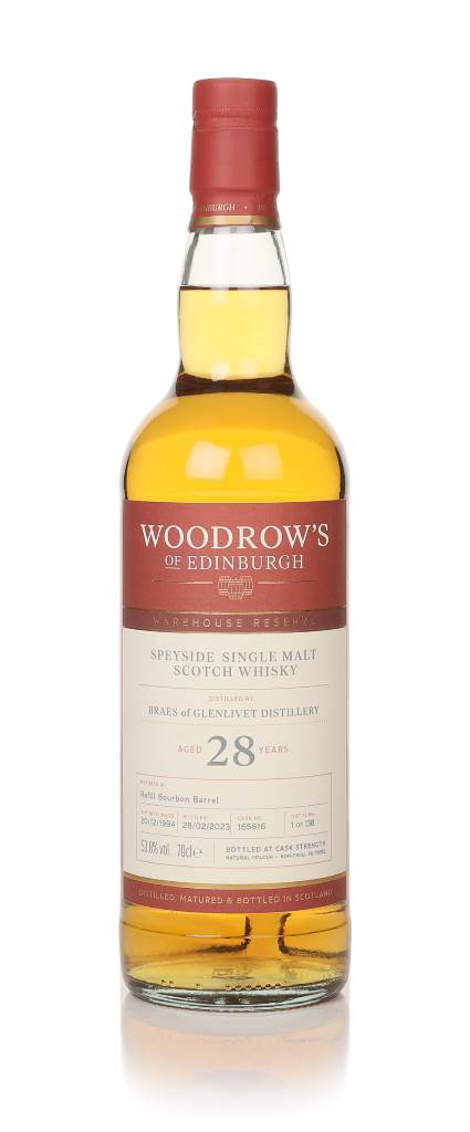 Braes of Glenlivet 28 Year Old  1994 (Cask 165616) - Woodrow's of Edinburgh product image