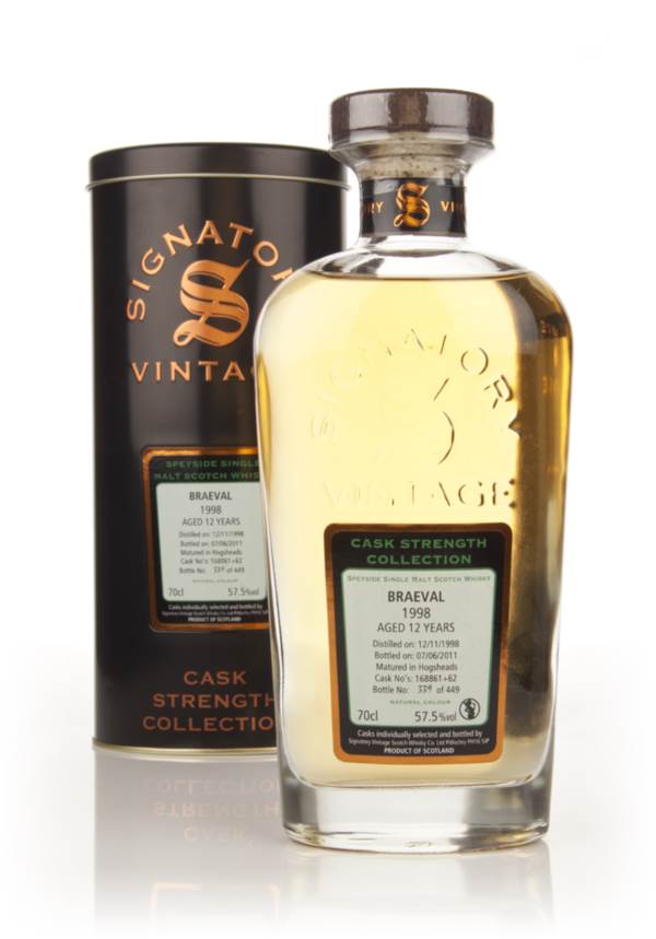 Braeval 12 Year Old 1998 (casks 168861 + 168862) - Cask Strength Collection (Signatory) product image