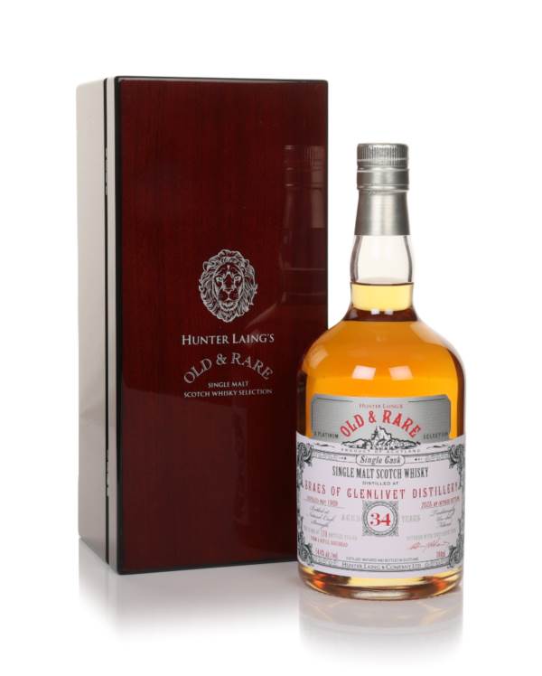 Braes Of Glenlivet 34 Year Old 1989 - Old & Rare Platinum (Hunter Laing) product image