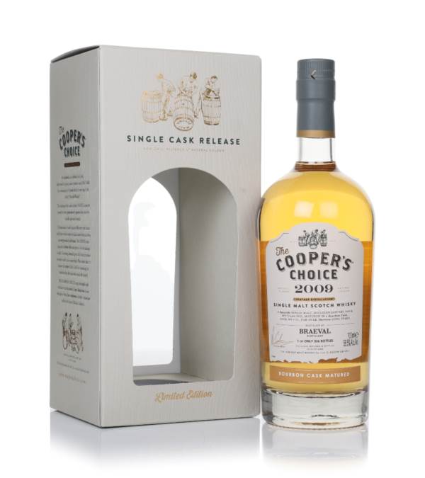 Braeval 13 Year Old 2009 (cask 4147) - The Cooper's Choice (The Vintage Malt Whisky Co.) product image