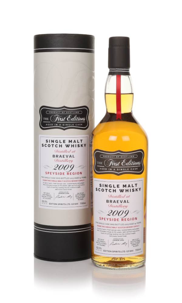 Braeval 14 Year Old 2009 (cask 20609) - The First Editions (Hunter Laing) product image