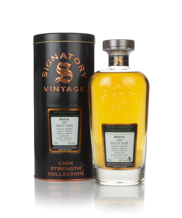 Braeval 21 Year Old 2000 (cask 6393) - Cask Strength Collection (Signatory) product image
