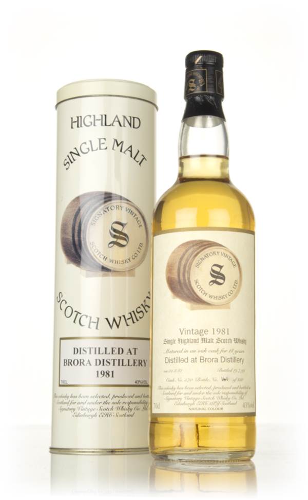 Brora 18 Year Old 1981 (cask 570) - Signatory product image