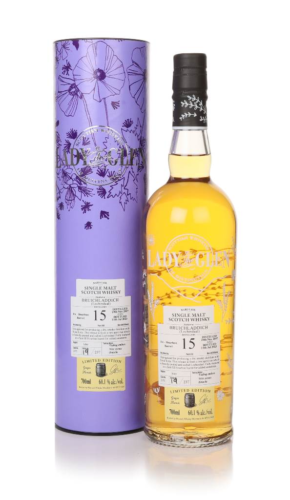 Bruichladdich (Lochindaal) 15 Year Old 2007 (cask 3371) - Lady of the Glen (Hannah Whisky Merchants) product image