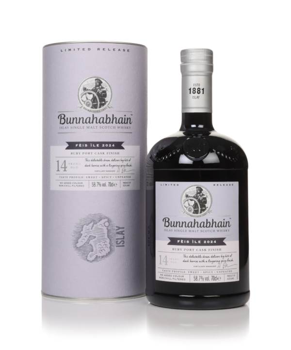 Bunnahabhain 14 Year Old 2009 Ruby Port Cask Finish - Fèis Ìle 2024 product image