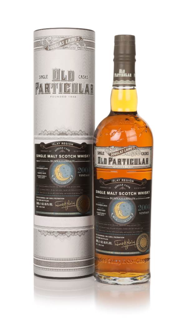 Bunnahabhain 18 Year Old 2004 (cask 17162) - Old Particular The Midnight Series (Douglas Laing) product image