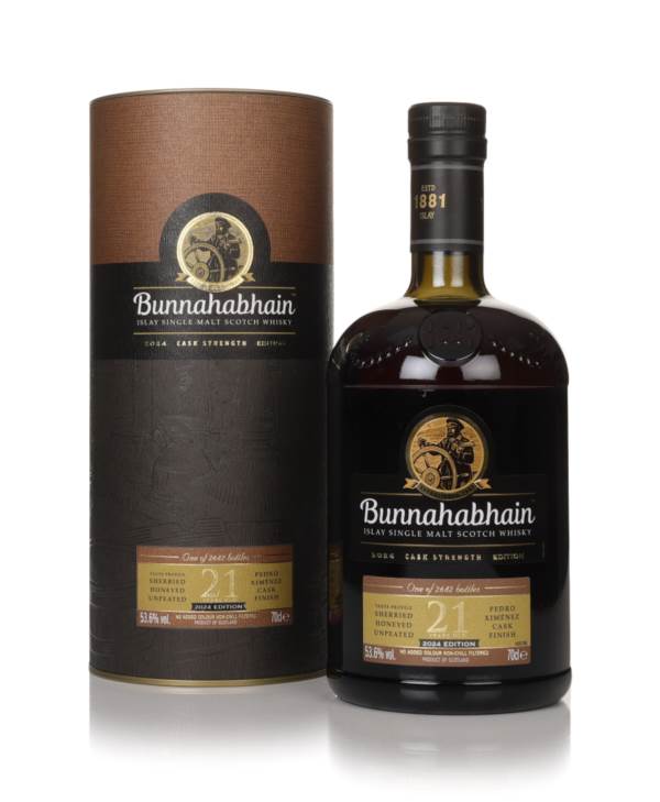 Bunnahabhain 21 Year Old Cask Strength - 2024 Edition (No Box / Torn Label) product image
