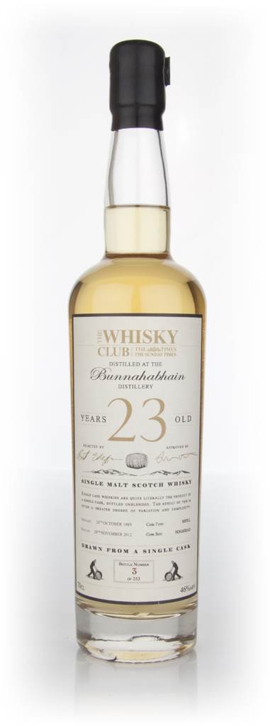 Bunnahabhain 23 Year Old 1989 (The Whisky Club) product image
