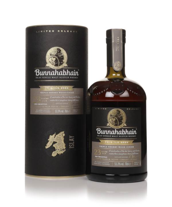 Bunnahabhain 23 Year Old 1999 Triple Sherry Wood Finish - Fèis Ìle 2024 product image