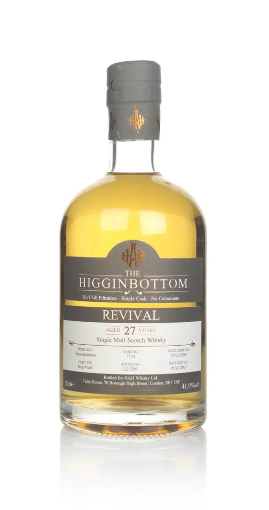 Bunnahabhain 27 Year Old 1989 (cask 7714) - Revival (The Higginbottom) product image