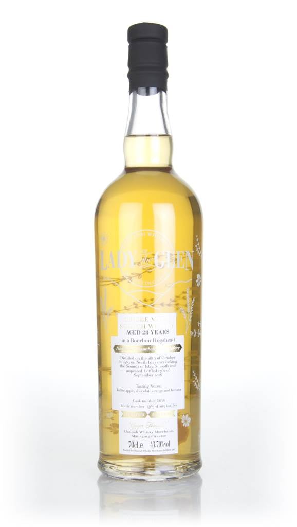 Bunnahabhain 28 Year Old 1989 (cask 5836) - Lady of the Glen (Hannah Whisky Merchants) product image