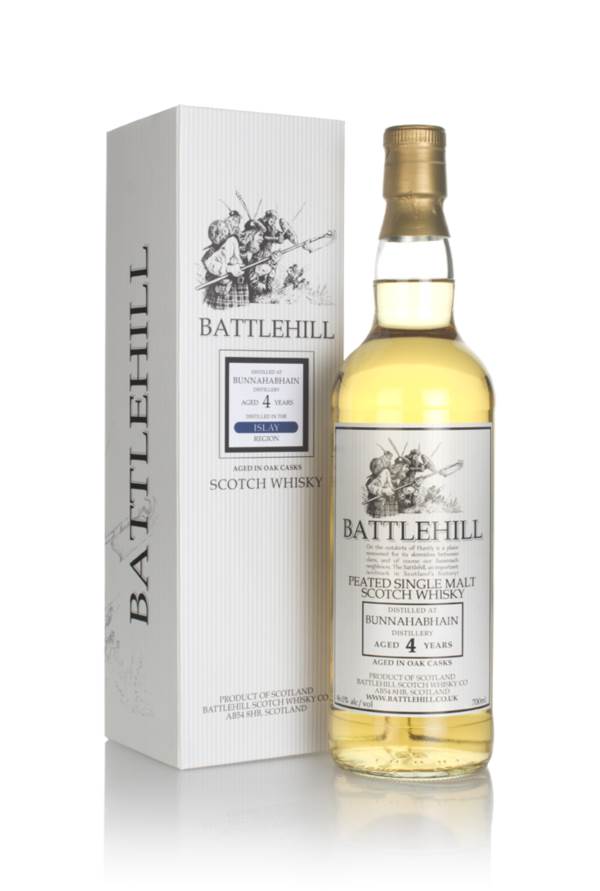 Bunnahabhain 4 Year Old 2014 Peated - Battlehill (Duncan Taylor) product image