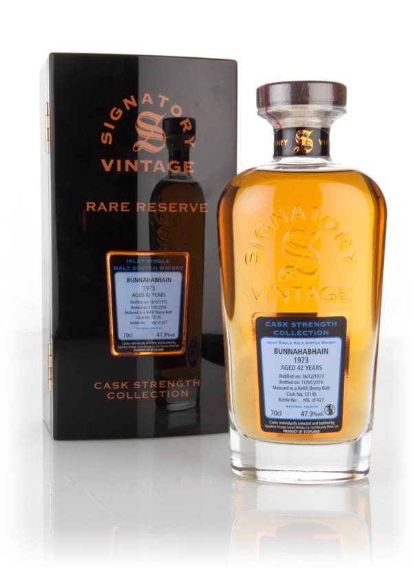 Bunnahabhain 42 Year Old 1973 (cask 12145) - Cask Strength Collection Rare Reserve (Signatory) product image