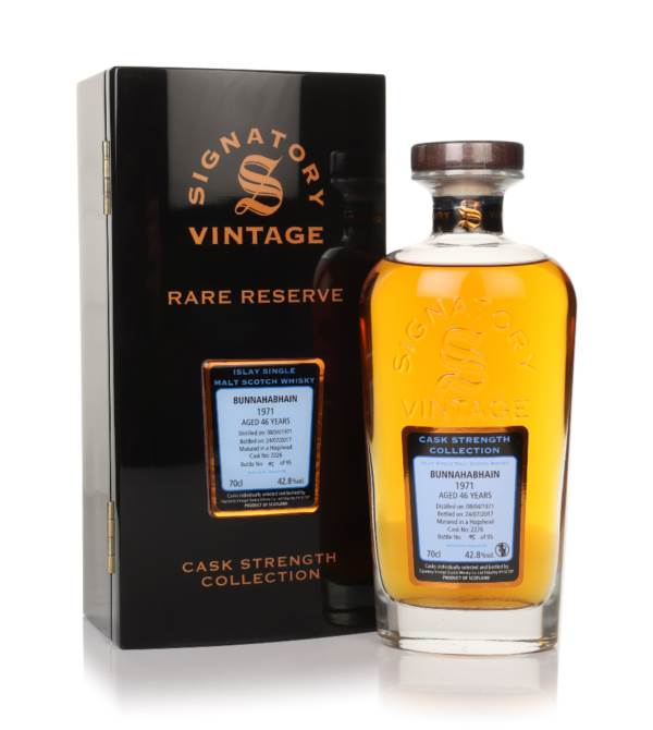Bunnahabhain 46 Year Old 1971 (cask 2226) - Cask Strength Collection Rare Reserve (Signatory) product image