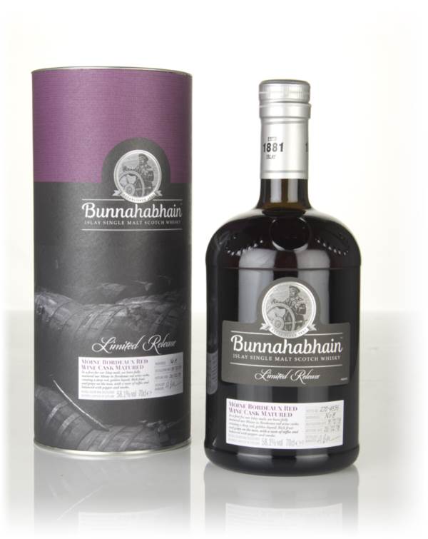 Bunnahabhain 9 Year Old 2008 Mòine Bordeaux Cask Matured product image