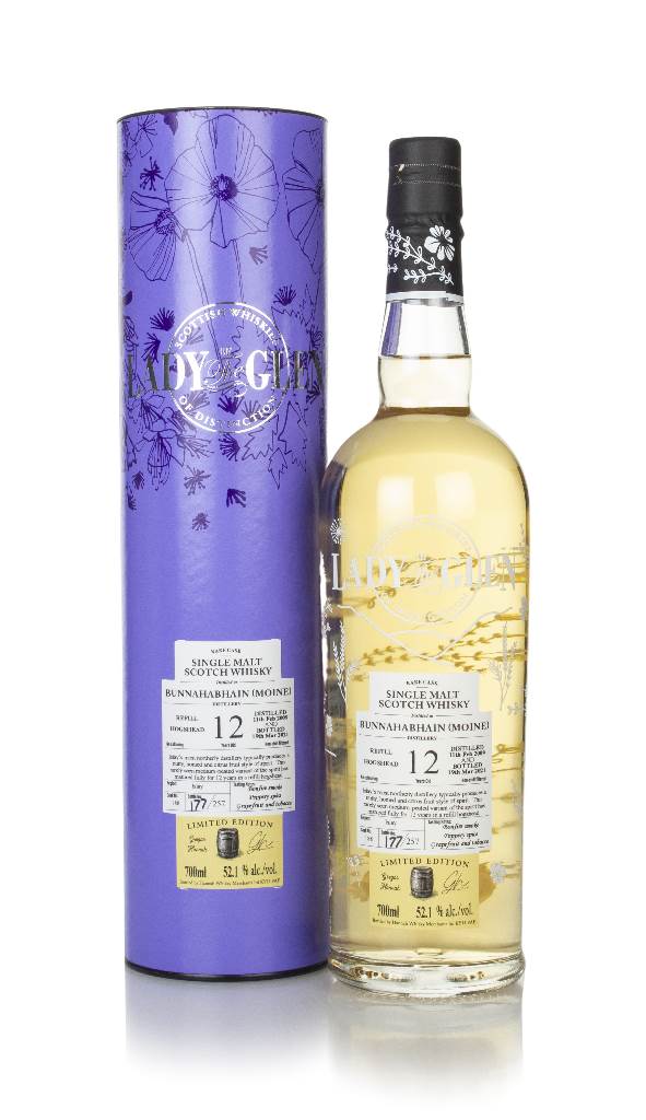 Bunnahabhain Moine 12 Year Old 2009 (cask 188) - Lady of the Glen (Hannah Whisky Merchants) product image