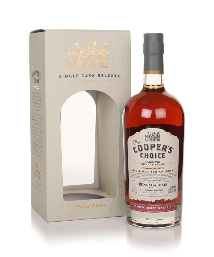 Bunnahabhain Smoking Sherry Beast (cask 1153) (bottled 2023) - The Cooper's Choice (The Vintage Malt Whisky Co.)