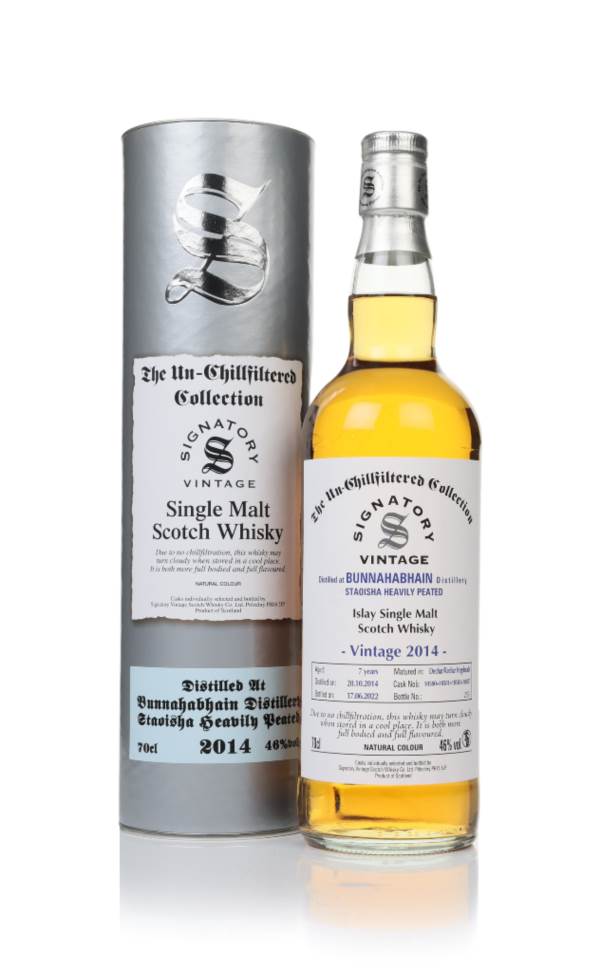 Staoisha 7 Year Old 2014 (casks 10580 & 10581 & 10583 & 10587) - Un-Chillfiltered Collection (Signatory) product image